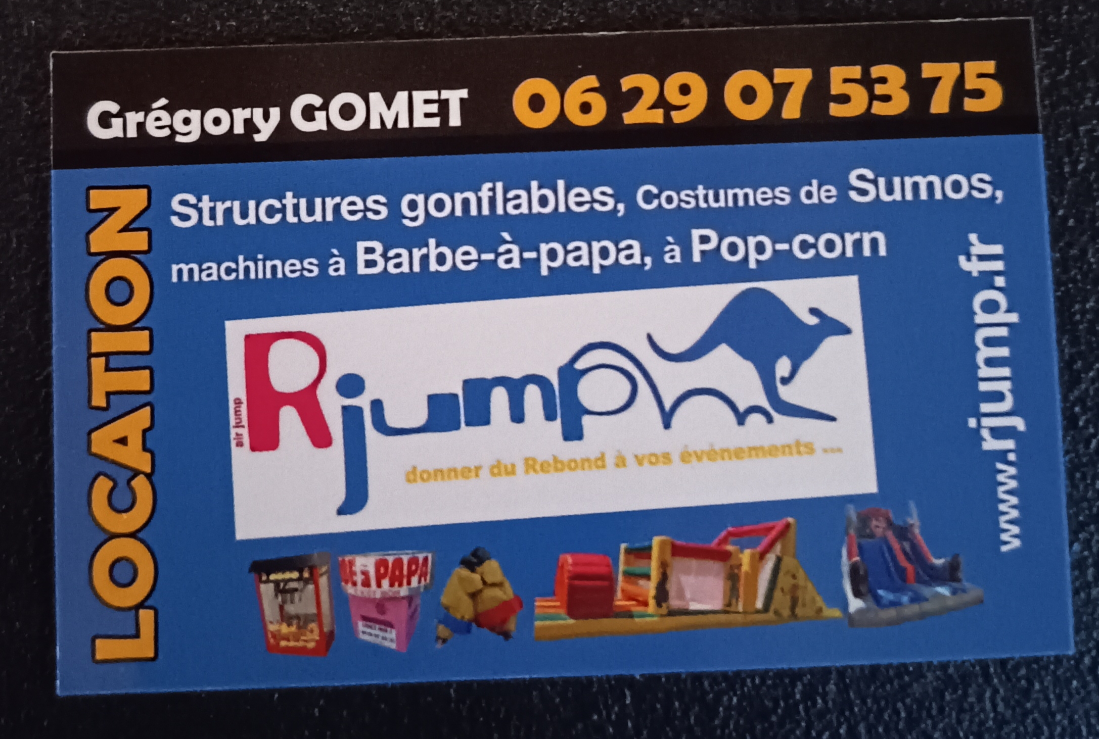 Rjump structures gonflables